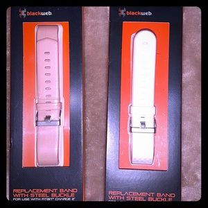 Two (2) new and unused Fitbit replacement band.